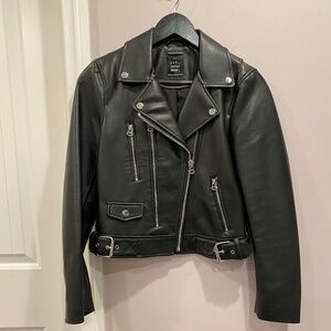Zara Faux Leather - Biker Jacket - Black - XS